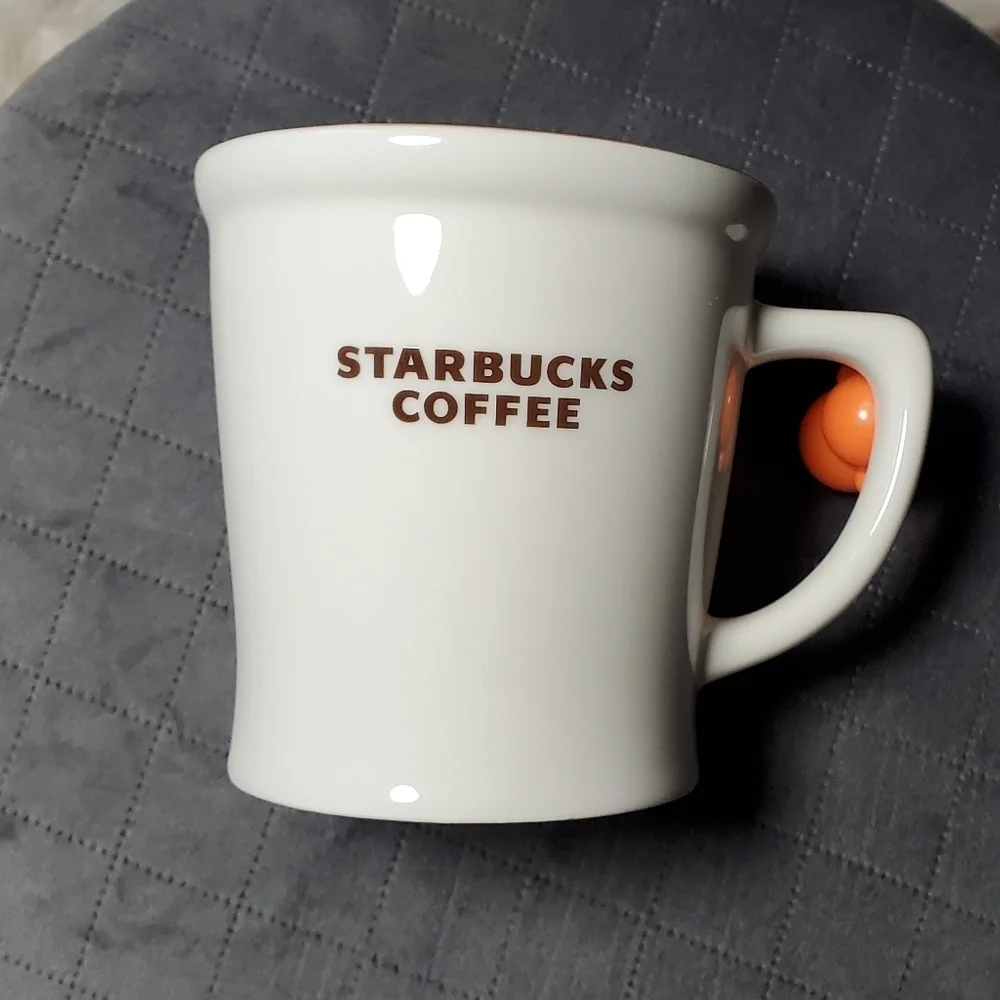 Starbucks Bone China Brown and White Mug 2009